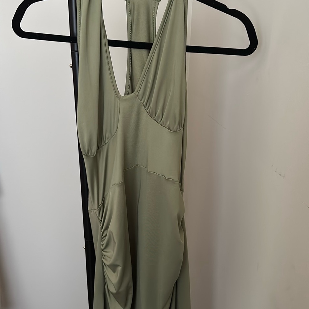 Women’s one shoulder bodycon ruched dress